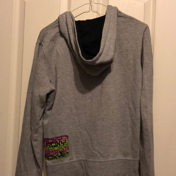 Gray Women’s L Roxy Hoodie - Picture 5 of 6